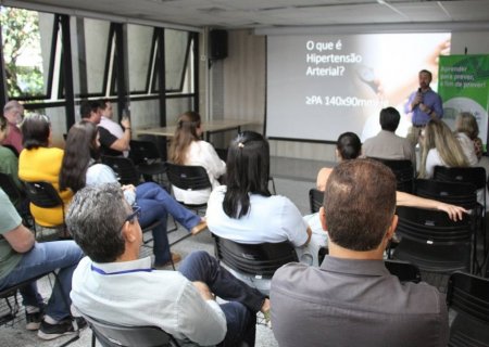 Palestra na ALEMS orienta servidores sobre prevenção da hipertensão arterial