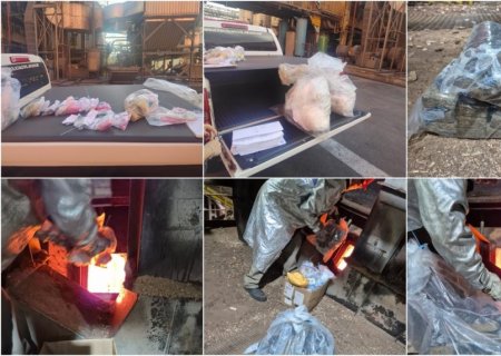 Polícia Civil incinera 87 kg de drogas apreendidas no interior de SP