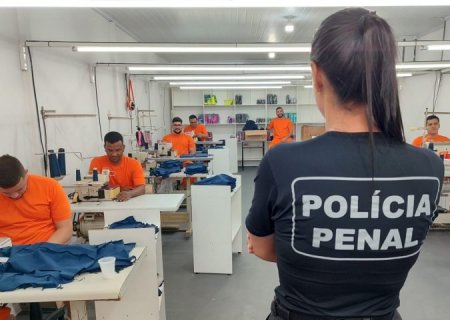 Um em cada três reeducandos de MS trabalha dentro ou fora das unidades penais