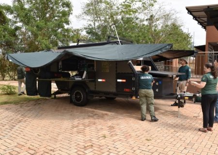 MS recebe pronto-socorro veterinário móvel para auxiliar no atendimento de animais silvestres vítimas de incêndios no Pantanal